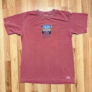 Life Is Good Just Married Jeep Graphic T-Shirt